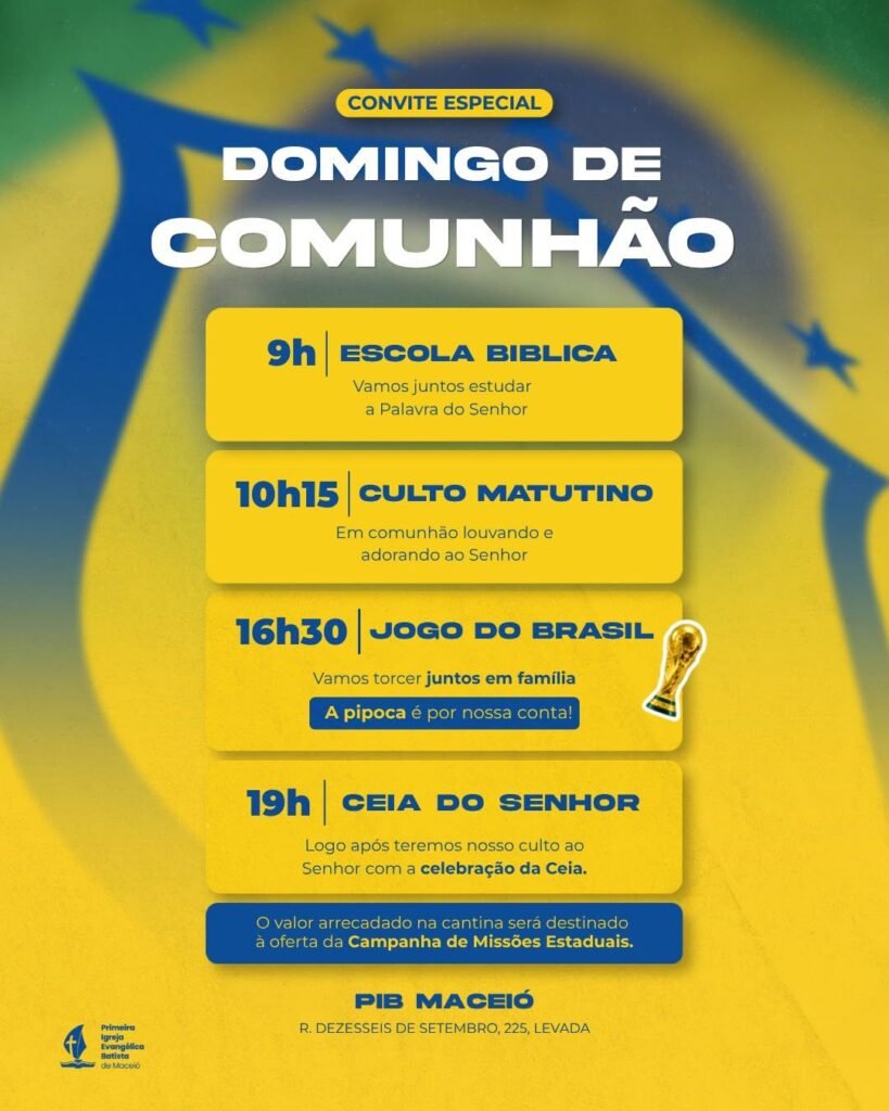 Aviso da semana