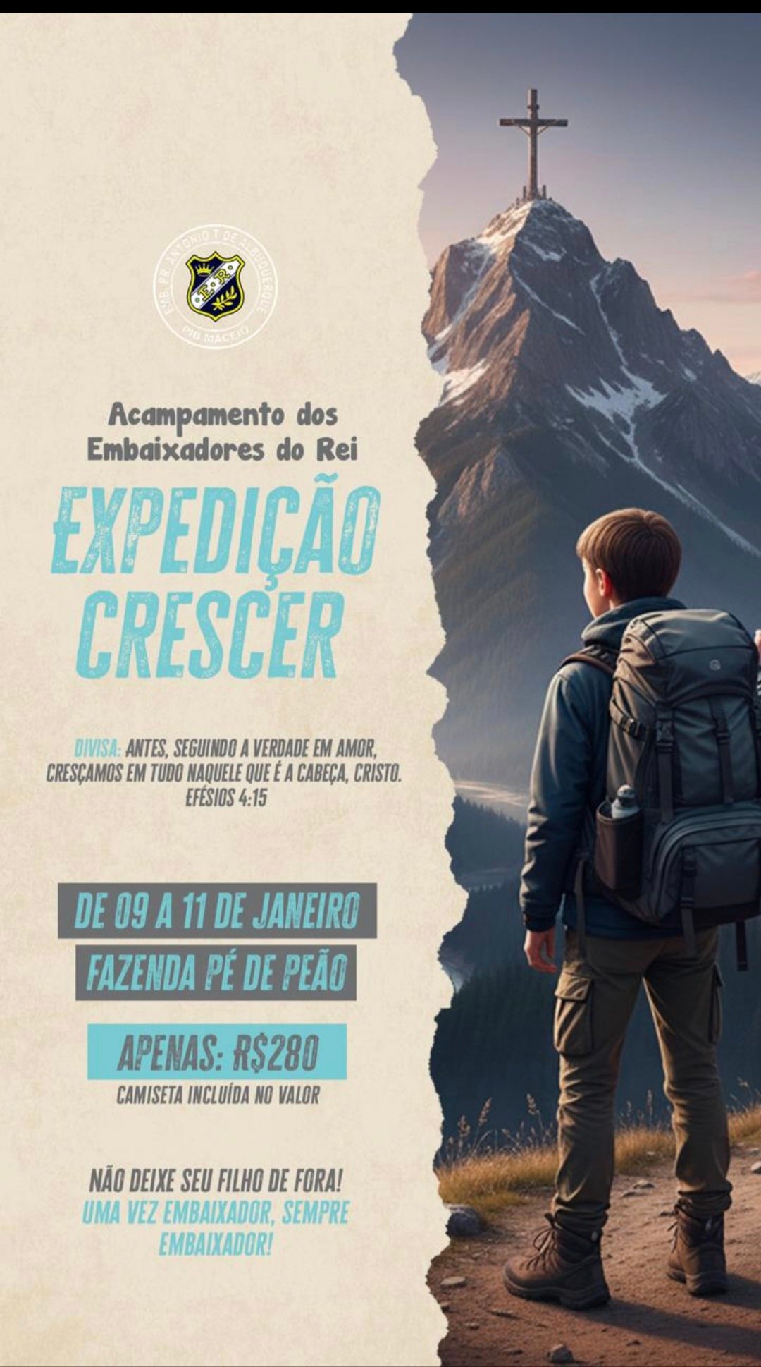 Acampamento dos Embaixadores do Rei — Expedição Crescer